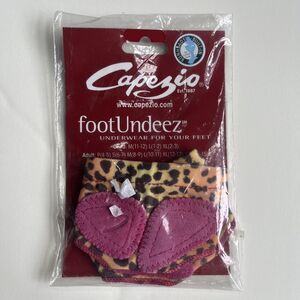 Capezio Foot Undeez Dance Leopard Print S (6-7)
